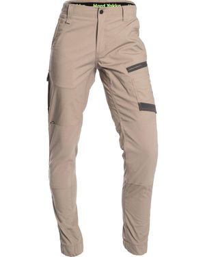 Hard Yakka Raptor Cuff Cotton Outdoor Trousers - Natural
