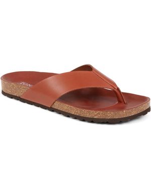 Jones Bootmaker Wood Lane Leather Toe Posts - Brown