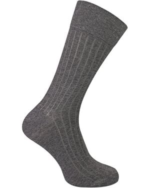 Steve Madden Organic Cotton Camel Wool Socks - Grey
