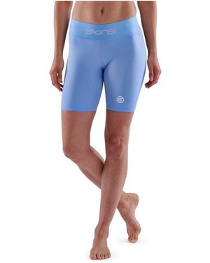 Skins Series 1 Skinny Fit Athletic Shorts - Blue