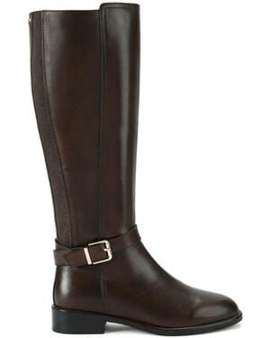Carvela Kurt Geiger Leather Pienza Riding Boots - Brown