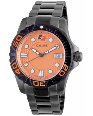 Calibre Akron Swiss Made Movement Watch Stainless Steel Strap Dial - Metallic