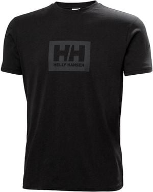 Helly Hansen Sport Hh Box 2.0 Cotton T-Shirt - Black