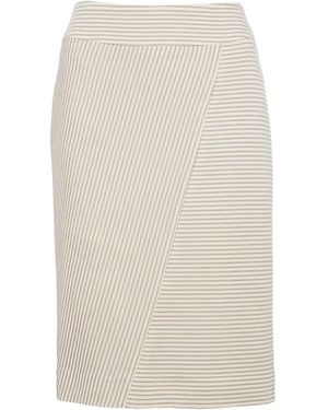 Conquista Cream Pencil Skirt - White