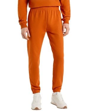 Umbro Relaxed Fit Jogging Bottoms Flame) - Orange