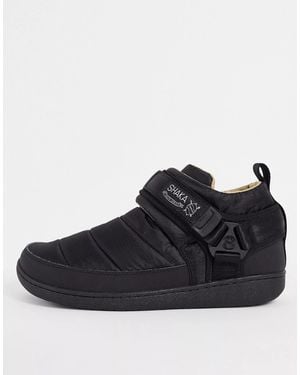 Shaka Schlaf Padded Slipper Boots - Black