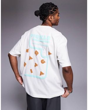 ASOS Oversized T-Shirt With Margarita Graphic - White