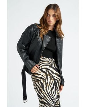 Urban Bliss Oversized Biker - Black