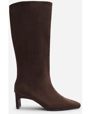 Where's That From Wheres Mckinley Knee High Straight Heel Boot - Brown