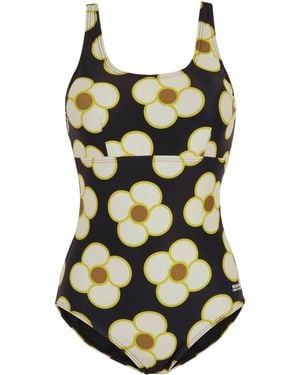 Regatta Ladies Orla Kiely Spinning Flower One Piece Swimsuit - Green