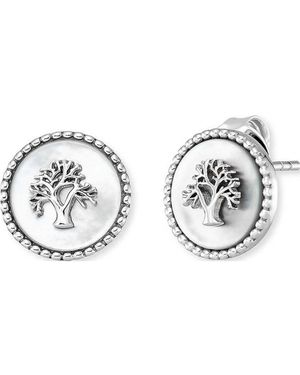 Engelsrufer Ere-Liltree-Pe-St Ladies Tree Of Life Earrings Sterling - Metallic