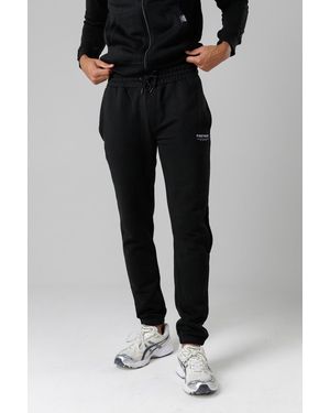 Firetrap Regular Fit Cotton Blend Fleece Joggers With Drawstring Waist - Black