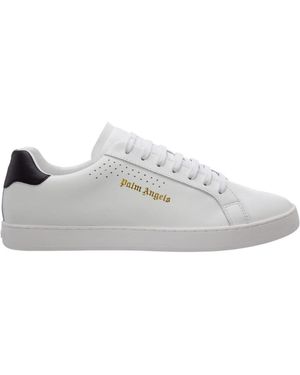 Palm Angels New Tennis Lace-Up Trainers - White