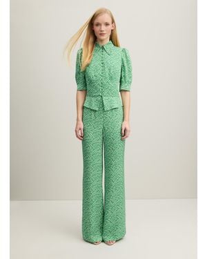 LK Bennett Esme Trousers - Green