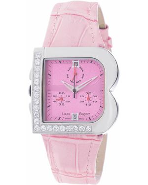 Laura Biagiotti Ladies Watch Quartz Stainless Steel - Pink