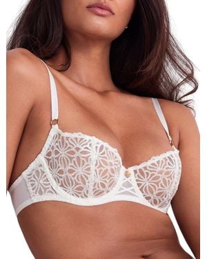 Aubade Secret Memories Half Cup Bra - Brown