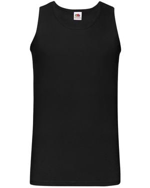 Fruit Of The Loom Adult Valueweight Athletic Tank Top Cotton - Black