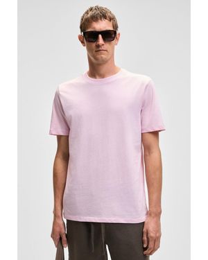 Grimelange Relaxed Crew Neck T-Shirt - Pink