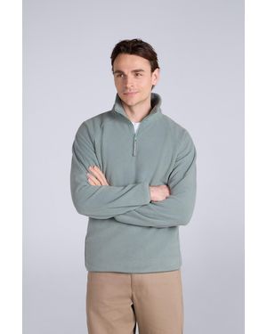 Mountain Warehouse 'Stockholm' Fleece Jacket Half Zip Warm Cosy Jumper - Grey