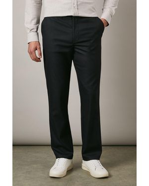 MAINE Textured Stretch Smart Trousers - Black