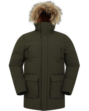 Mountain Warehouse Fern Water Resistant Padded Parka - Grey