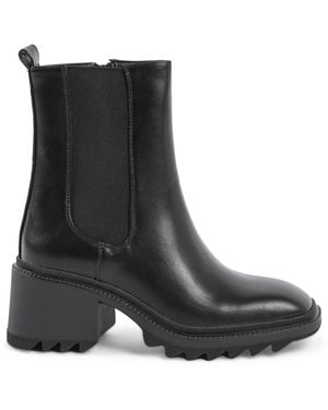 19V69 Italia by Versace Ankle Boot Synthetic Leather - Black