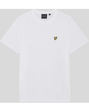 Lyle & Scott Textured Jacquard T-Shirt - White