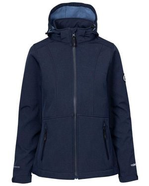 Trespass Ladies Christine Dlx Soft Shell Jacket ( Marl) - Blue