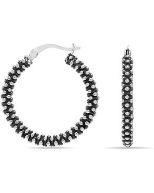 Bibei And Spiral Hoop Earrings - Metallic