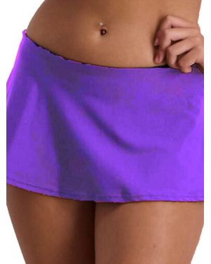 Moontide Banded Swim Skirt - Purple
