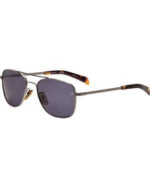 David Beckham Db7019S-06Lb-Ku Db7019S 55 06Lb Ku Sunglasses - Metallic