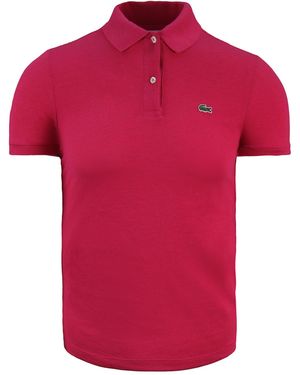 Lacoste Classic Fit Polo Shirt Cotton - Red