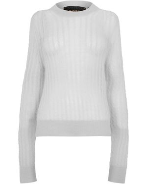 BOSS Crew Neck Long Sleeve Sweatshirt - White