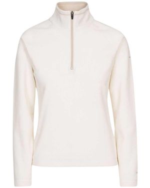 Trespass Ladies Skylar Fleece Top (Ghost) - White