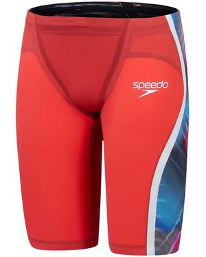 Speedo Intent 2 Abstract Patterned Jammer Short - Red
