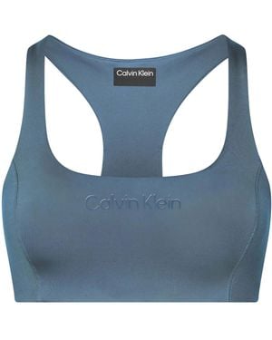 Calvin Klein Medium Impact Sportbeha (blauw)