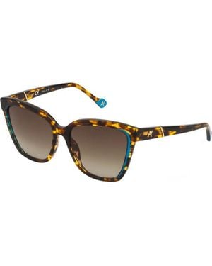 YALEA Sya028N550743 55 Sunglasses - Brown