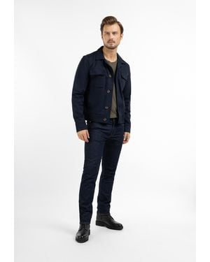 Dreimaster Overgangsjasje Donker Marine - Blauw