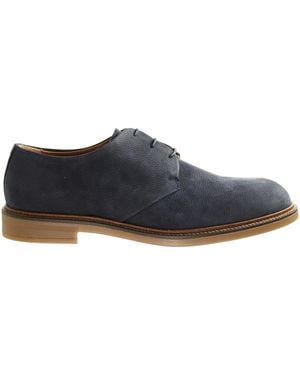 Hackett Chino Pln Derby S Shoes Leather - Blue