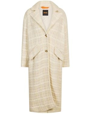BOSS Covallina 10261961 01 Overcoat - Natural