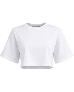 PUMA X Rihanna Fenty Crew Crop Top Cotton - White
