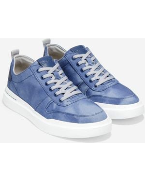 Cole Haan Grandpro Rally Canvas 100% Cotton Insignia/Optic Trainers - Blue