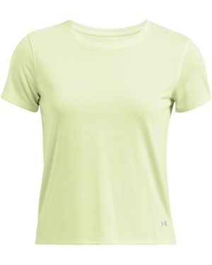 Under Armour Ladies Launch Short-Sleeved Top - Yellow