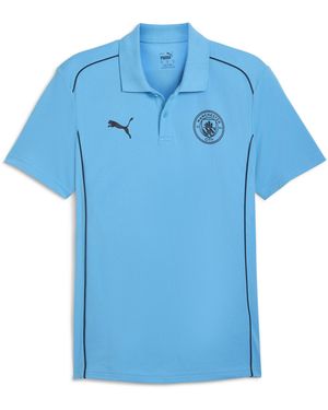 PUMA Manchester City Casuals Polo Shirt - Blue