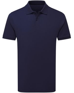 Asquith & Fox Premium Mercerised Cotton Polo Shirt - Blue