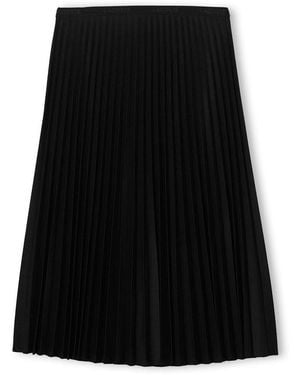 Lacoste Waist Flowing Pleated Skirt - Black