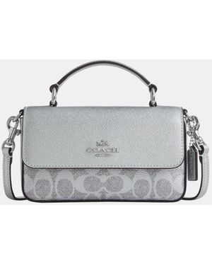 COACH Mini Josie Top Handle Bag - Grey