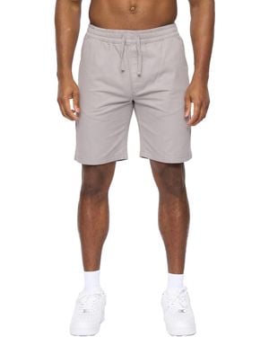 Crosshatch Blansmoore Elasticated Waist Shorts Cotton - Natural