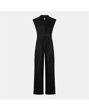 Odd Muse Wrap Jumpsuit - Black