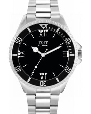 Toff London Tlwl-14172 Darts Batons Watch - Grey